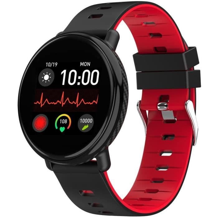 WEE'PLUG Tilsluttet ur PROFIT CARDIO - Smartwatch multisports - Cardio - Bluetooth - Vandtæt - Rød