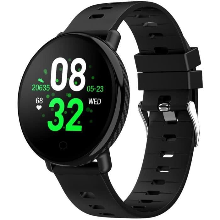 WEE'PLUG Tilsluttet ur PROFIT CARDIO - Smartwatch multisports - Cardio - Bluetooth - Vandtæt - Sort