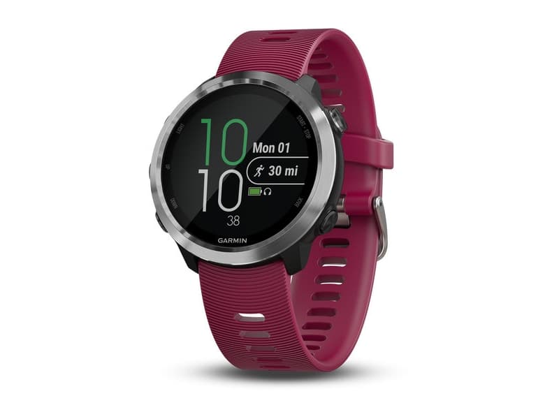 Garmin Forerunner 645, Svart, Rustfritt stål, Rustfritt stål, Vannbestandig, Silikon, Glass, 5 ATM