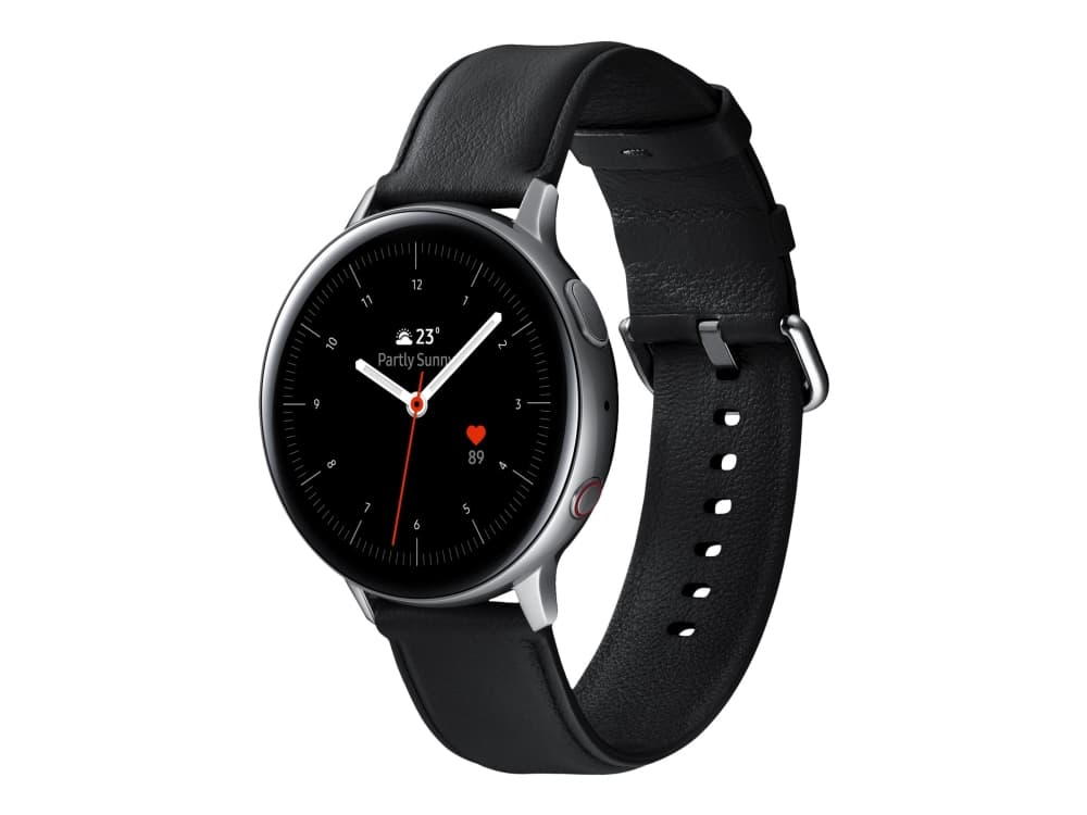 Samsung Galaxy Watch Active 2, 3,56 cm (1.4"), SAMOLED, Pekskärm, GPS, 42 g, Silver