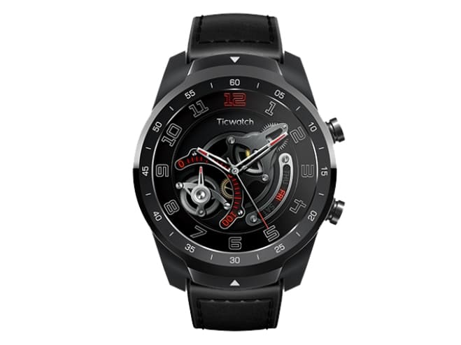 Mobvoi TicWatch Pro 2020, 3,53 cm (1.39"), AMOLED, 4 GB, Wi-Fi, GPS, Svart