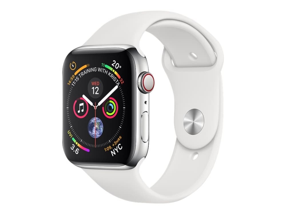 Apple Watch Series 4, OLED, Pekskärm, 16 GB, GPS, 39,8 g, Rostfritt stål