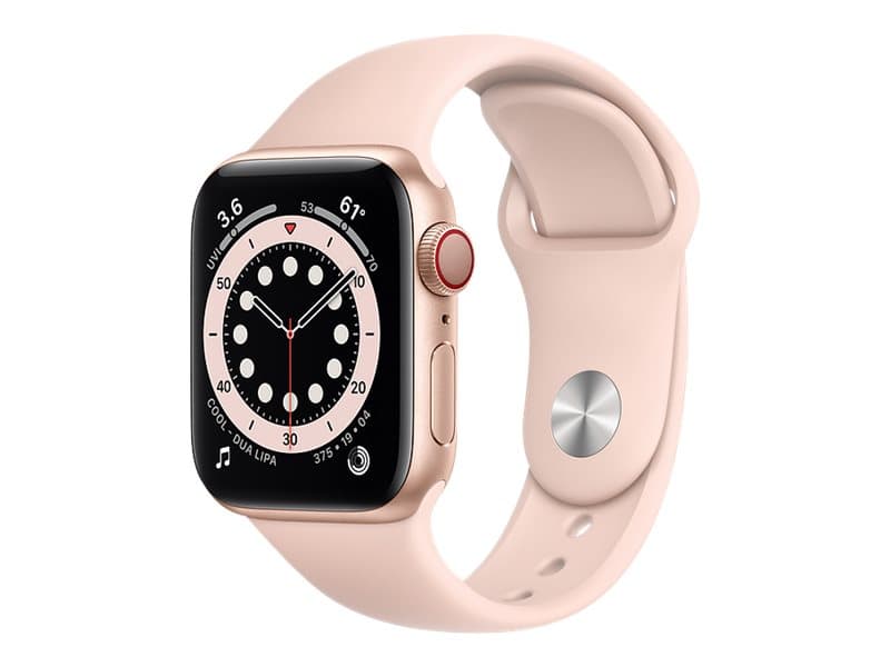 Apple Watch Series 6, OLED, Touchscreen, 32 GB, Wi-Fi, GPS (satellite)