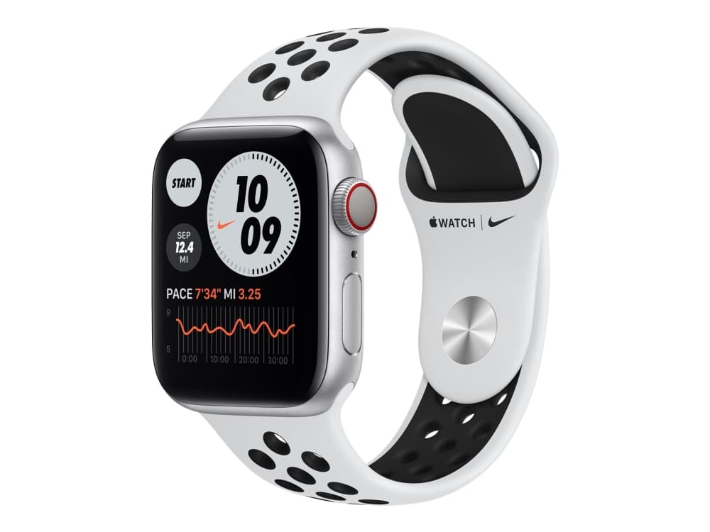 Apple Watch Series 6 Nike, OLED, Berøringsskjerm, 32 GB, Wi-Fi, GPS