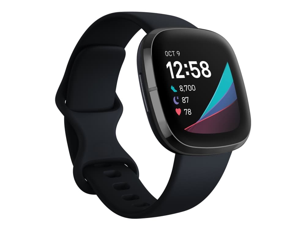 Fitbit Sense, AMOLED, Wi-Fi, GPS, Antracit, grafit