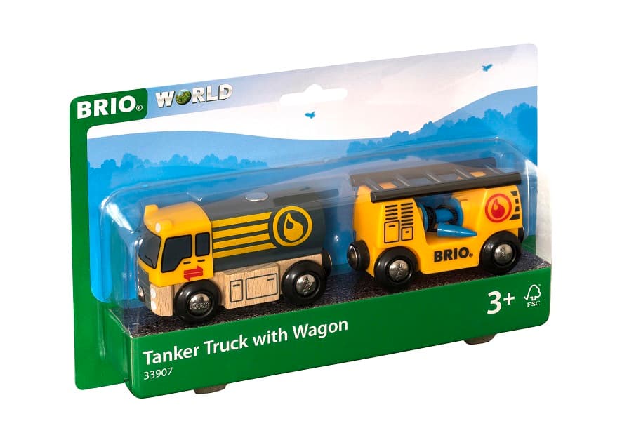 BRIO World - 33907 Säiliöauto vaunulla