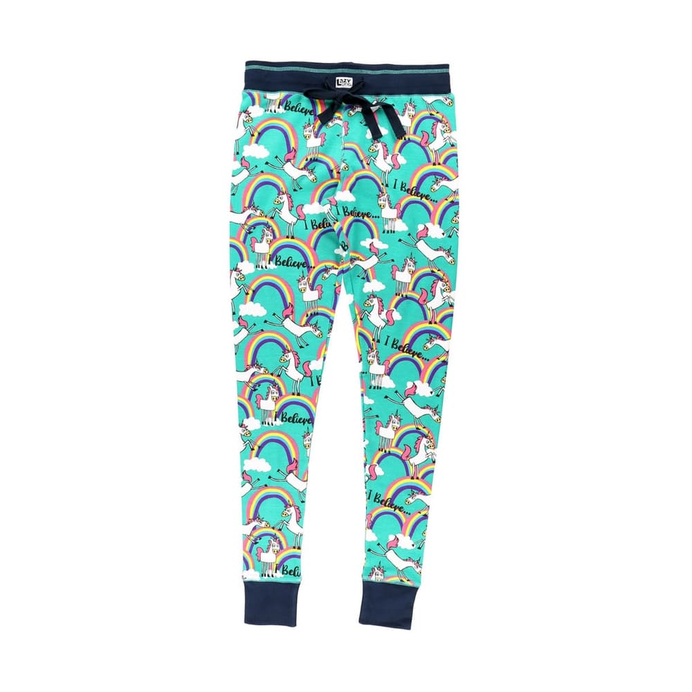 LazyOne Kvinnor / damer jag tror Unicorn PJ Leggings