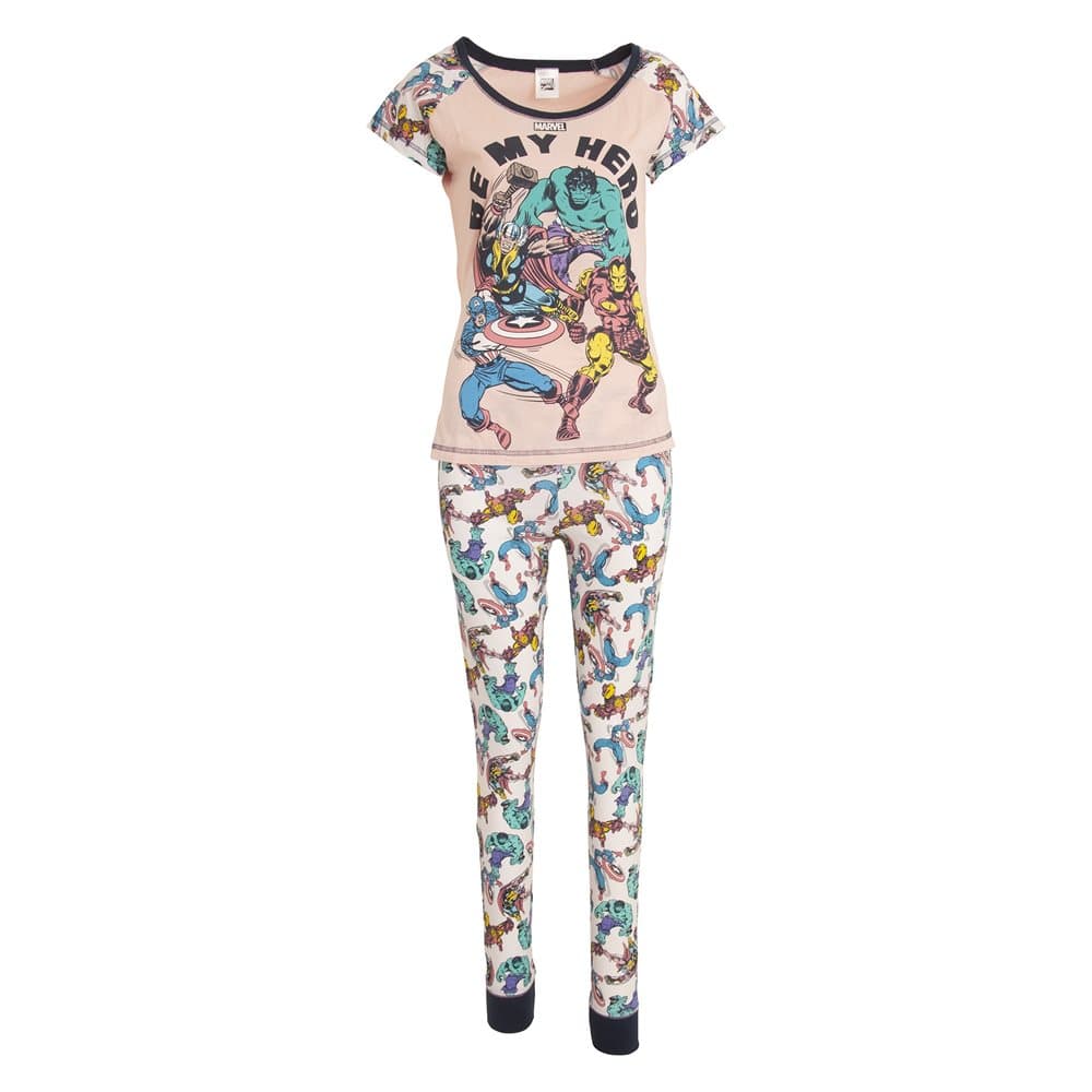 Marvel Comics Womens/Ladies Be My Hero Pyjamas