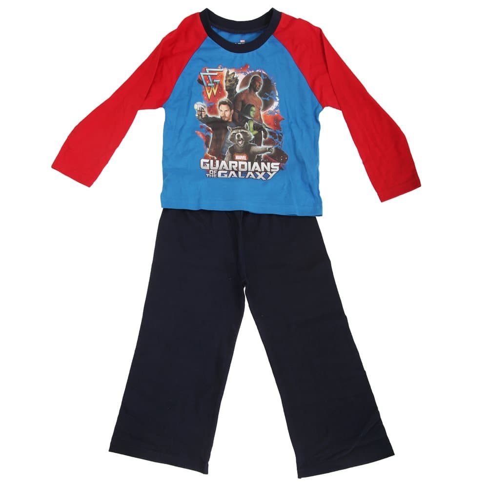 Marvel Barnpojkar Guardians Of the Galaxy Långärmad topp och bottnar Pyjamasats