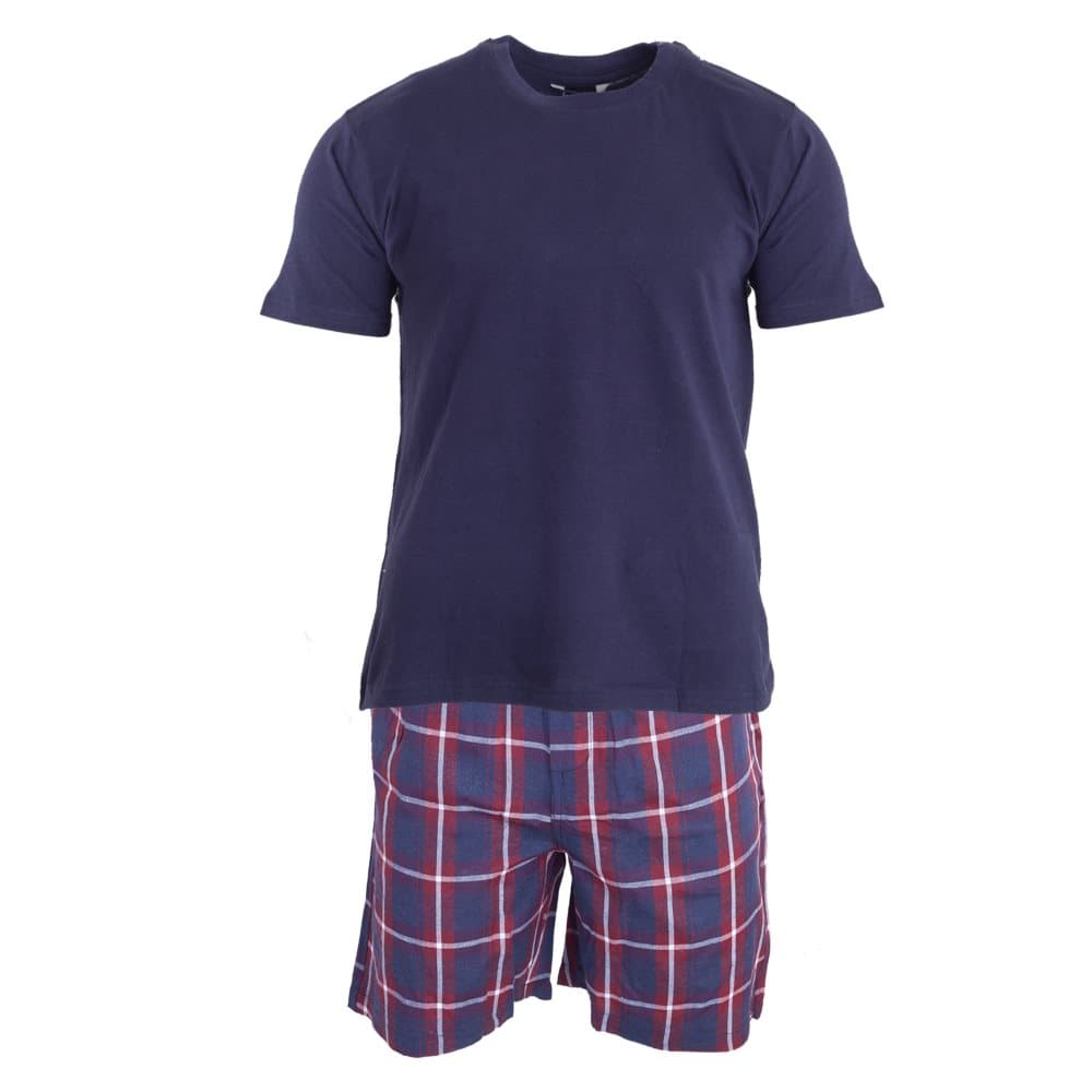 Foxbury T-shirt för herrar och rutiga pyjamasats