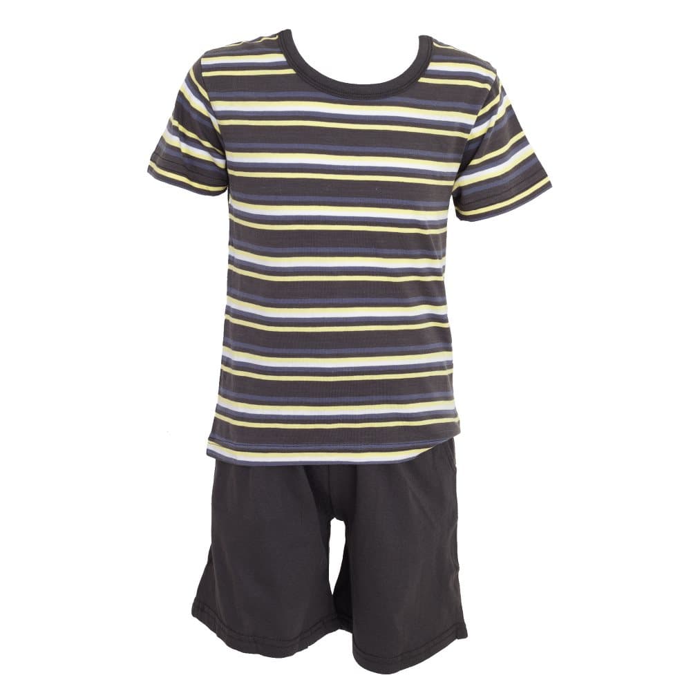 Tom Franks Childrens/Kids Jersey Striped Short Pyjama Set