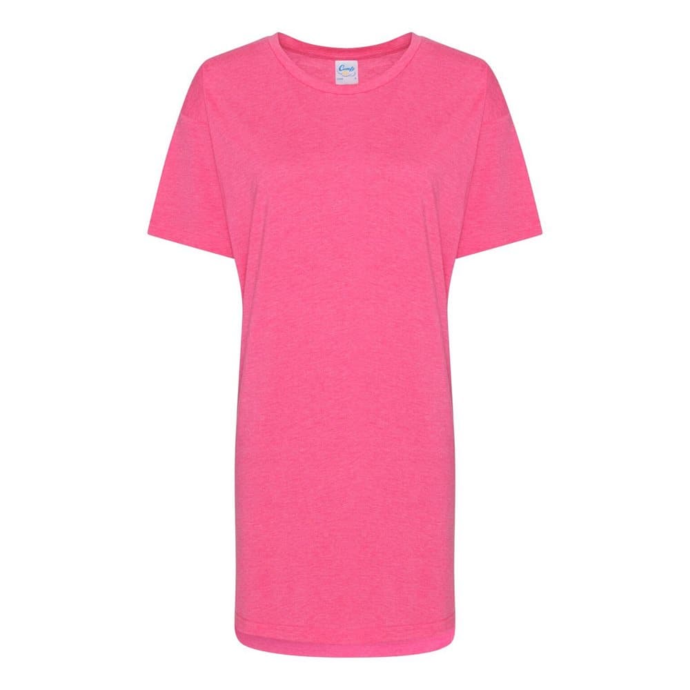 Comfy Co Kvinna / damer Stor sömnig T-shirt med kort ärm T-shirt