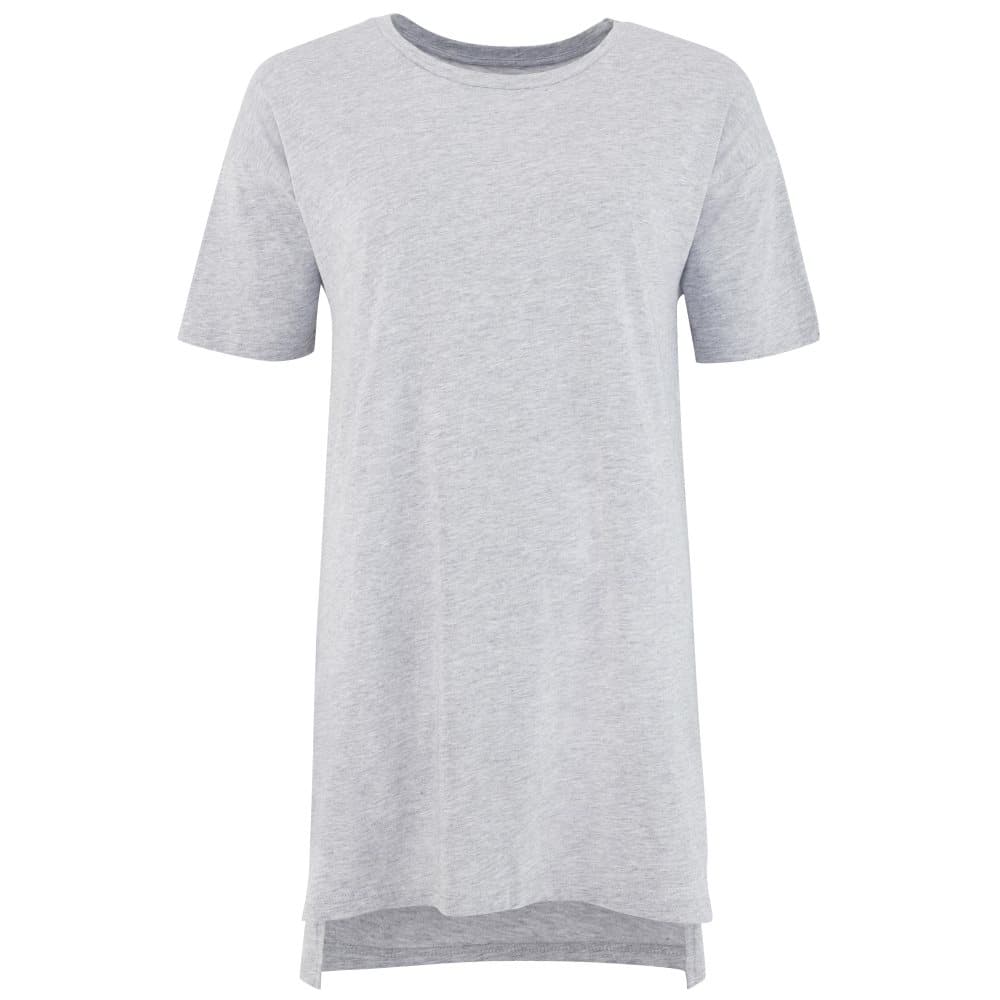 Comfy Co Kvinna / damer Stor sömnig T-shirt med kort ärm T-shirt