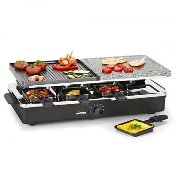 TRISTAR Raclette-maskin 8 personer - 1300W