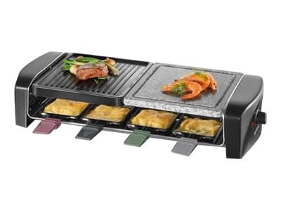 SEVERIN RG 9645 - Raclette/grill/het sten - 1400 W - svart