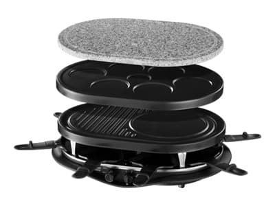 Russell Hobbs Classics 21000-56 Quatuor - Raclette/grill/pannekakemaskin/varm stein - 1200 W