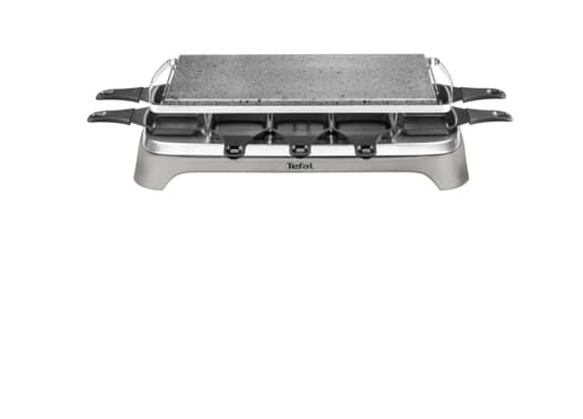 Tefal PR 457B Pierrade Raclette für 10 Personen Edelstahl