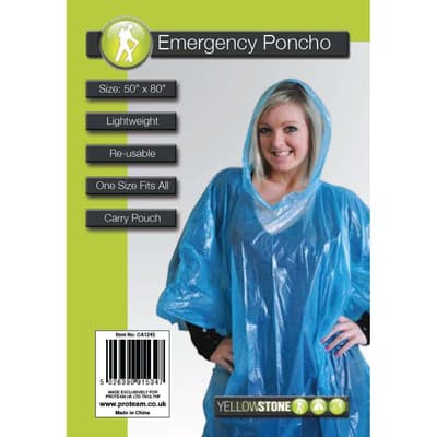 Yellowstone Unisex Adult Emergency Poncho