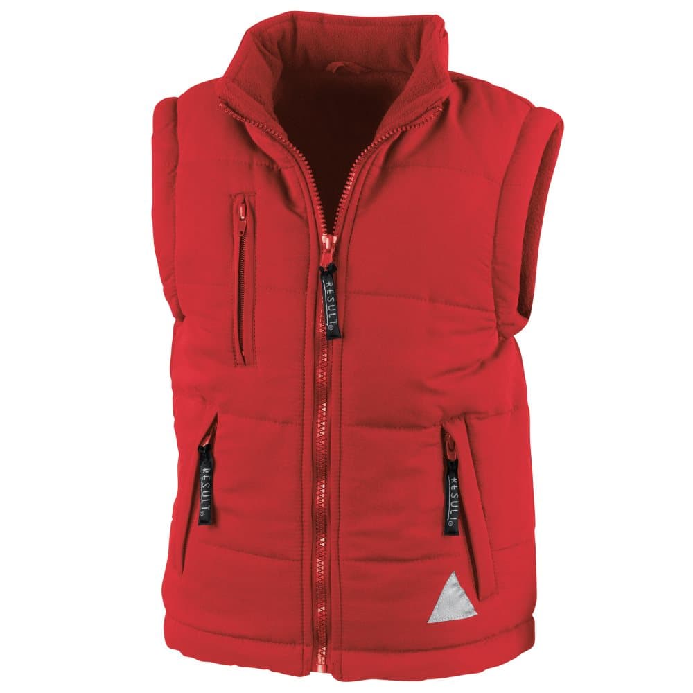 Result Childrens Unisex Ultra Padded Bodywarmer / Gilet (Water Repellent & Windproof)