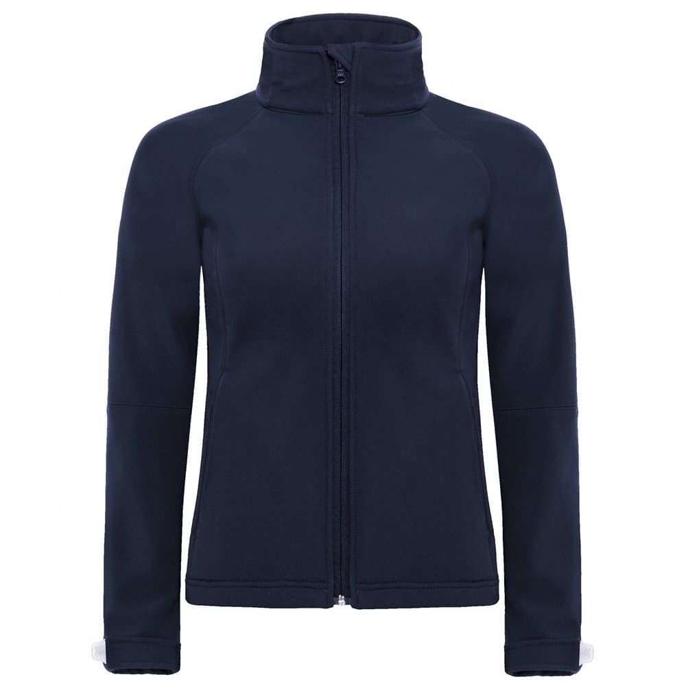 B&C Womens Hooded Premium Softshell Jacket (Windproof, Waterproof & Breathable)