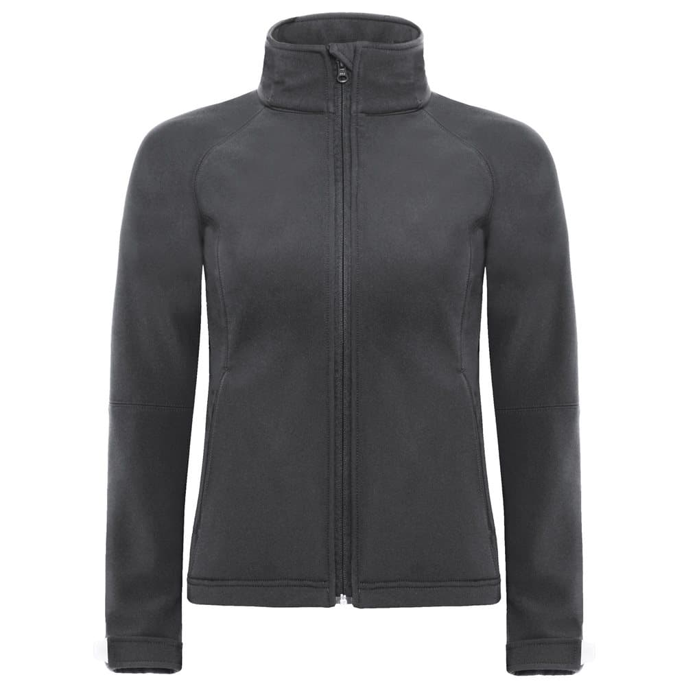 B&C Womens Hooded Premium Softshell Jacket (Windproof, Waterproof & Breathable)