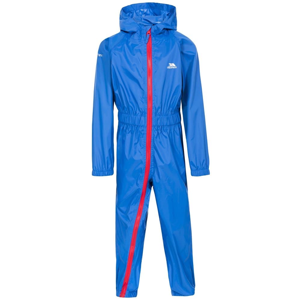 Trespass Childrens/Kids Button II Rain Suit