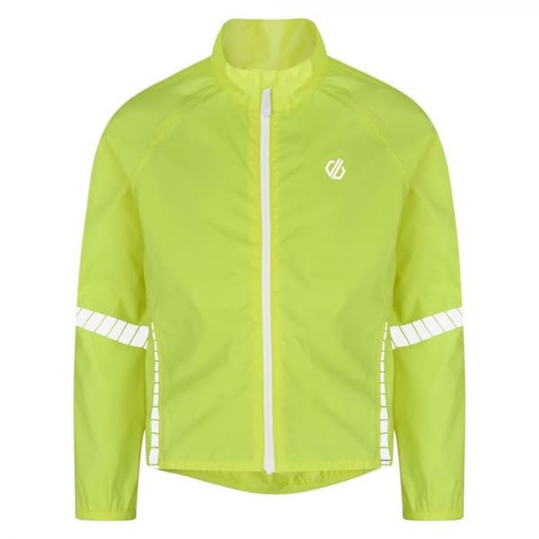 Dare 2B Childrens/Kids Cordial Reflective Cycling Shell Jacket Fluro Yellow 13 Years