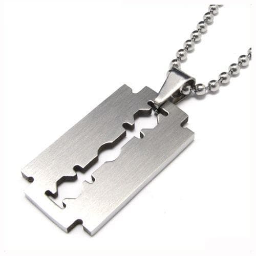 Kaulakoru - Razor Blade | Partaterä - Silver Edition | Unisex