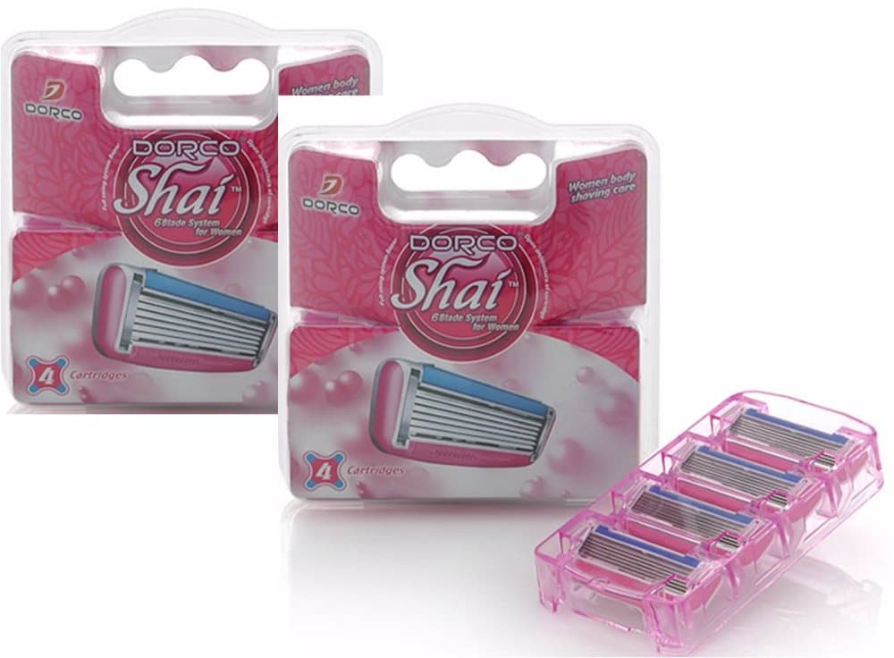 8st Dorco Shai rakblad, 6-bladiga Dorco Shai6 rakblad