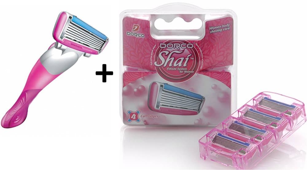 Dorco Shai 6 Partahöylä + 5 Partahöylän terät
