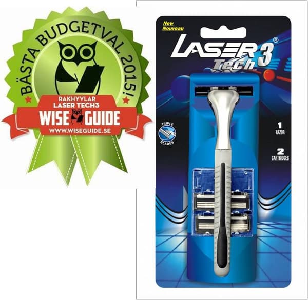 Rakhyvel + 20 rakblad Laser Tech3