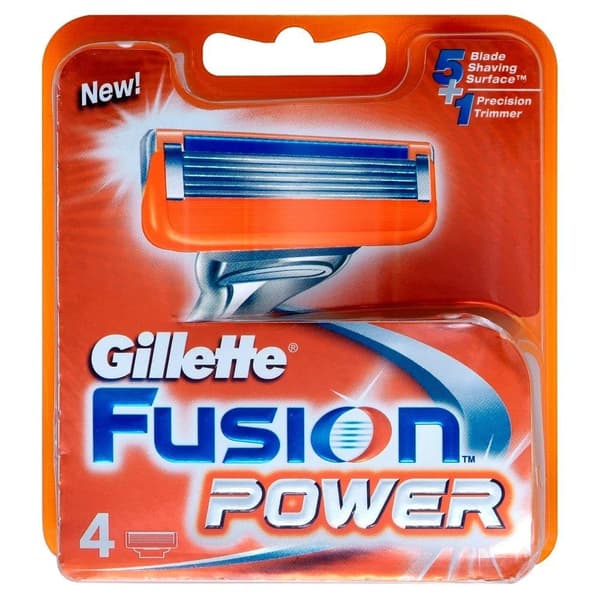 Gillette Fusion Power 4-pack