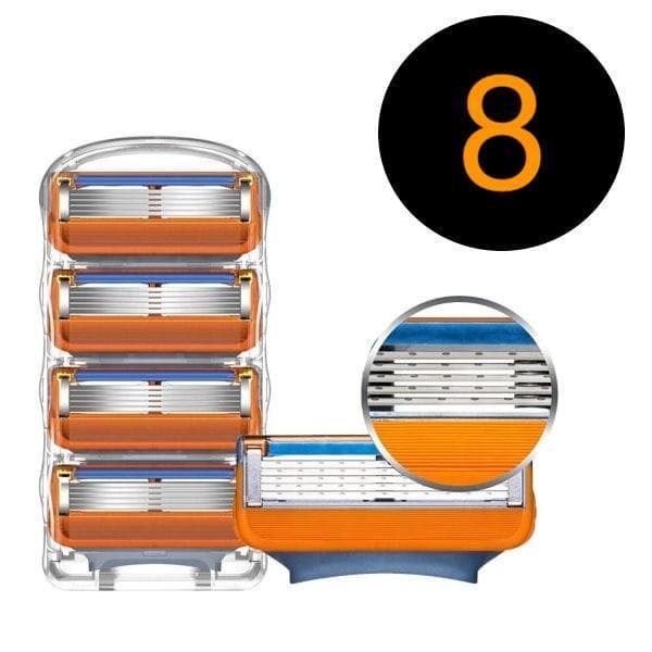 8-Pack Rakblad till Gillette FUSION / POWDER / PROGLIDE.