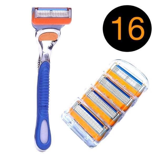 Razor+16x partaterä Gillette FUSION/POWDER/PROGLIDE -laitteelle