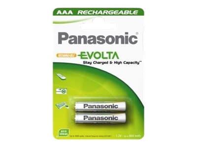 1x2 Akku NiMH Micro AAA 750 mAh Rechargeable