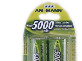 Bild av Ansmann Akku NiMH Mono/D 5000 mAh, D / HR20, Nickel-metallhydrid (NiMH), 1,2 V, 5000 mAh, Silver