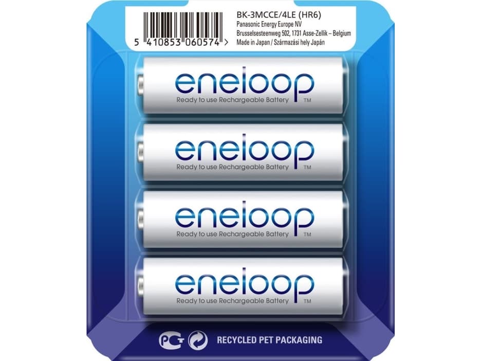 Eneloop AA 1900 mAh 4 pcs sliding pack