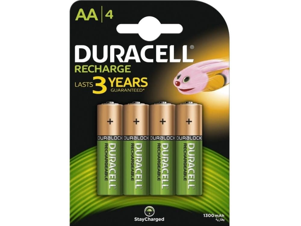 Duracell Battery AA/R6 1300mAh 4pcs.