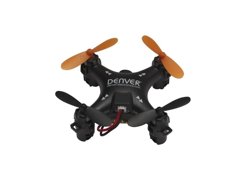 Denver DRO-120, 4 rotorer, 20 m, 150 mAh, Svart