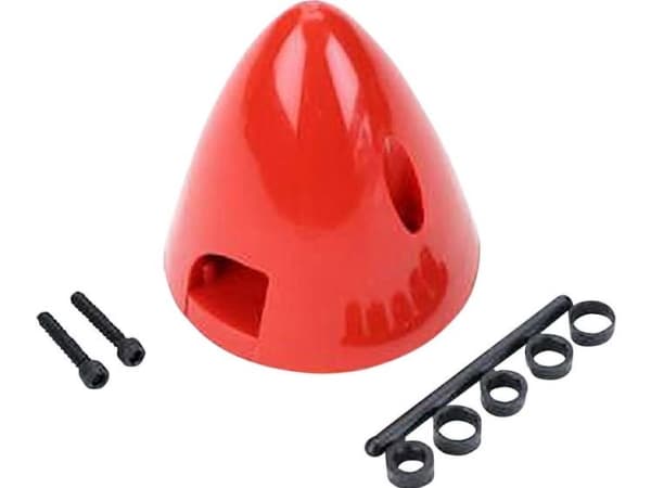 DU-BRO Spinner med køleluftåbning Plastic Mål, Ø: 70 mm Rød
