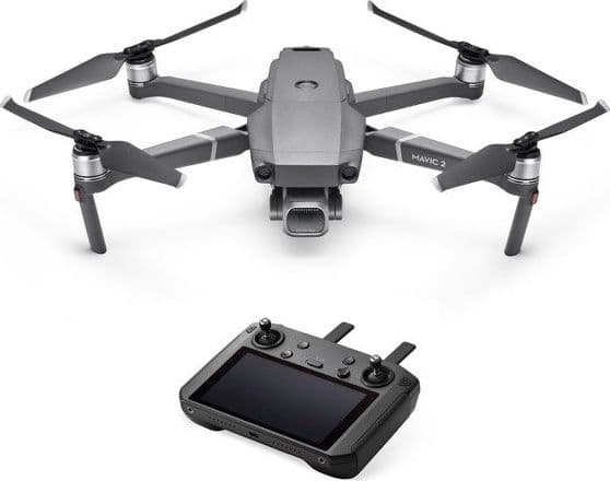 DJI Mavic 2 Pro + Smart Controller, 4 rotorer, 20 MP, 3840 x 2160 pixlar, 20 m/s, 3850 mAh, Svart