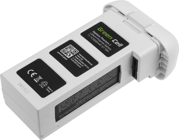 Green Cell Battery Green Cell Battery for DJI Phantom 2, Phantom 2 Vision Drone + 11.1V 5200mAh 57.7Wh