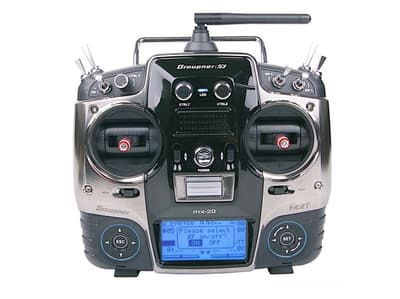 Graupner MX-20 HoTT 2.4GHz 12CH (GR-16 receiver, USB interface, memory card, battery, charger) (GRA/33124.16)