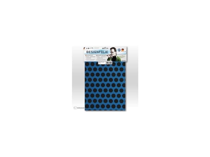 Oracover 90-053-071-B Designfolie Easyplot Fun 1 (L x B) 300 mm x 208 mm Lyseblå, Sort