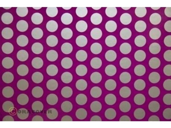 Oracover 90-015-091-002 Optegningsfolie Easyplot Fun 1 (L x B) 2 m x 60 cm Violet-sølv (fluorescerende)