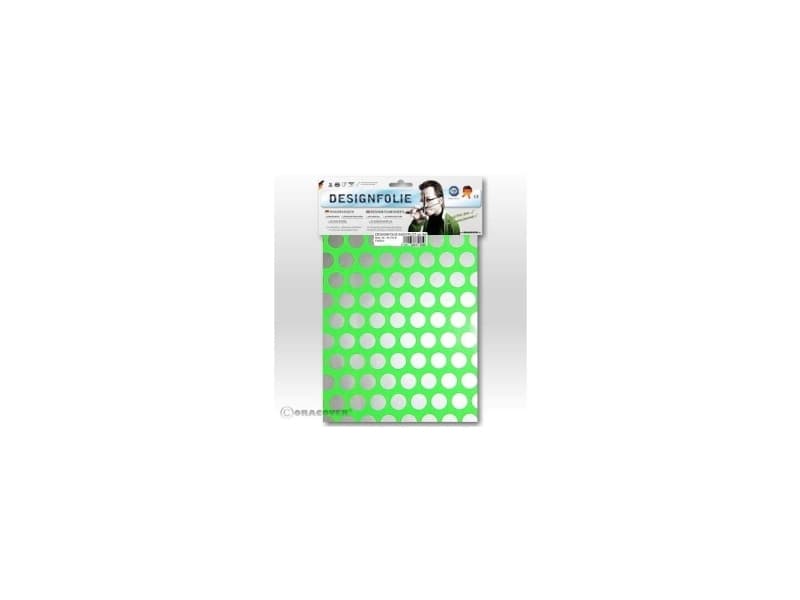 Oracover 90-041-091-B Designfolie Easyplot Fun 1 (L x B) 300 mm x 208 mm Grøn, Sølv
