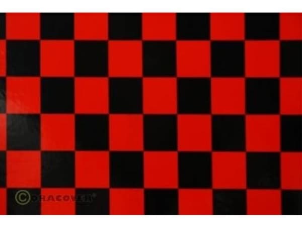 Oracover 43-023-071-002 Strygefolie Fun 3 (L x B) 2 m x 60 cm Rød, Sort