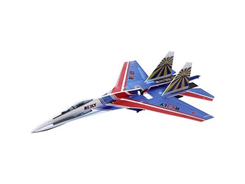 Bild av Reely SU27 RC indendørs - Rc fly model Byggesæt 651 mm