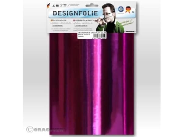 Oracover 50-104-B Designfolie Easyplot (L x B) 300 mm x 208 mm Krom-magenta