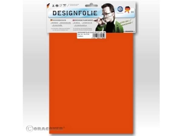 Oracover 50-060-B Designfolie Easyplot (L x B) 300 mm x 208 mm Orange